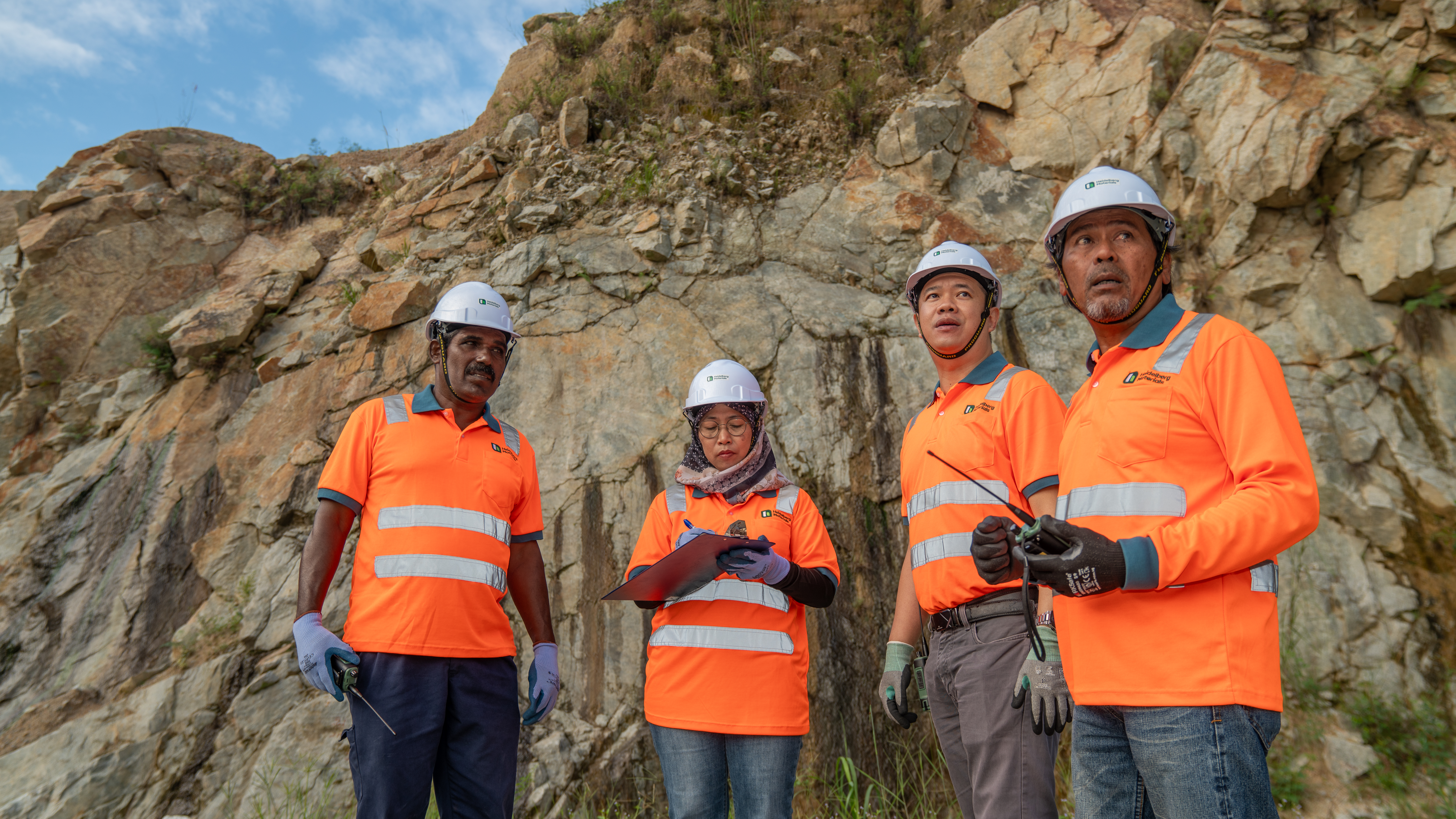 HM Staff at ulu langat
